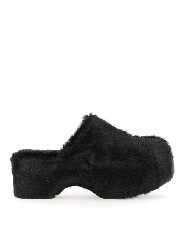 JIL SANDER: Zapatos chinelas - Chinelas - Negro