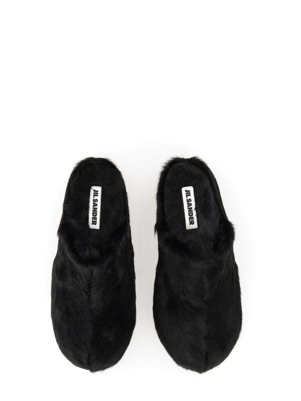 JIL SANDER: Zapatos chinelas online - Chinelas - Negro