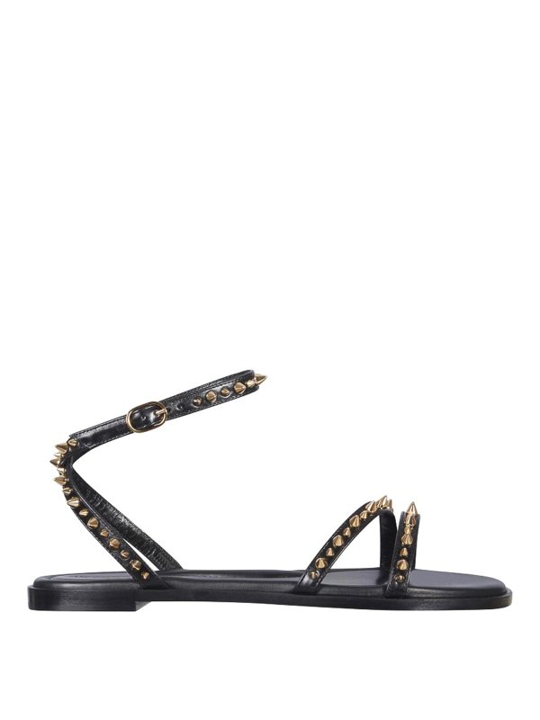 ALEXANDER MCQUEEN: Sandalias - Sandalias - Negro