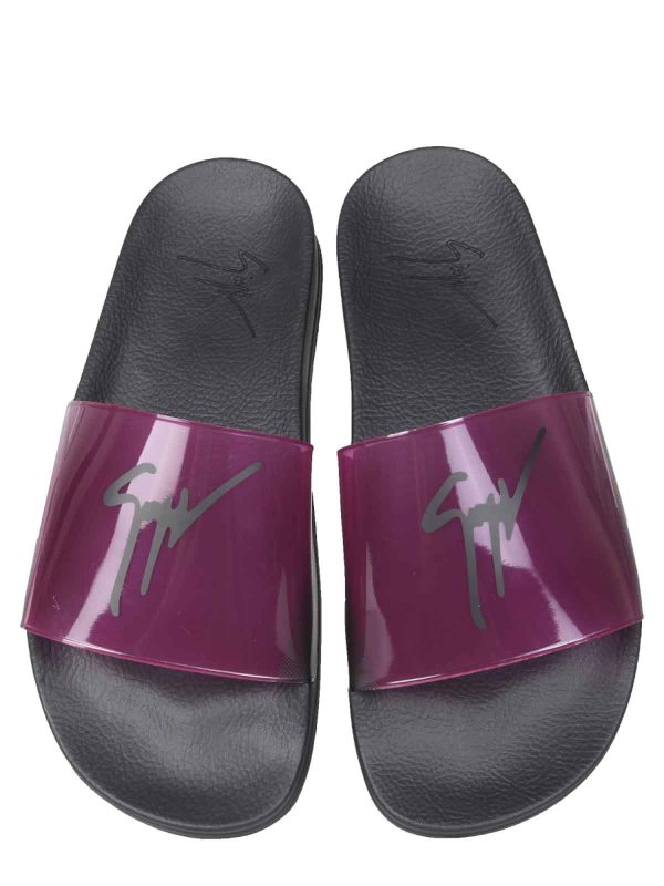 GIUSEPPE ZANOTTI: sandals online - Slide sandalss With Logo
