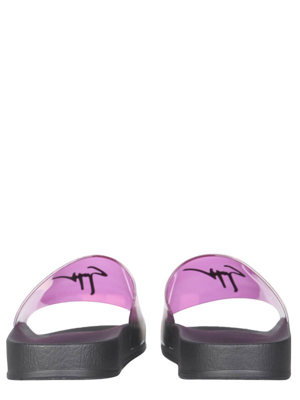 The Best Shops GIUSEPPE ZANOTTI: sandals - Slide sandalss With Logo