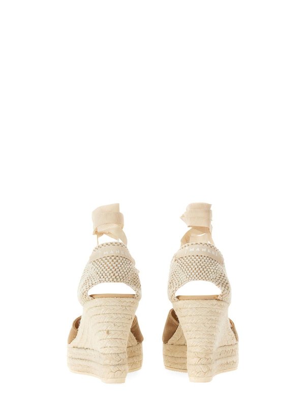 The Best Shops MANEBI: Sandalen - Sandalen - Hellgrau