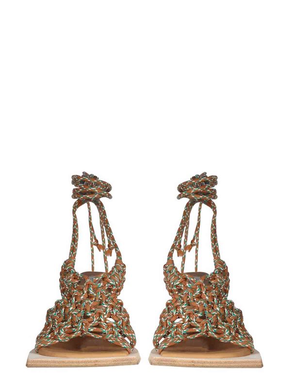 MIISTA: sandals online - Sundray Burnt sandals