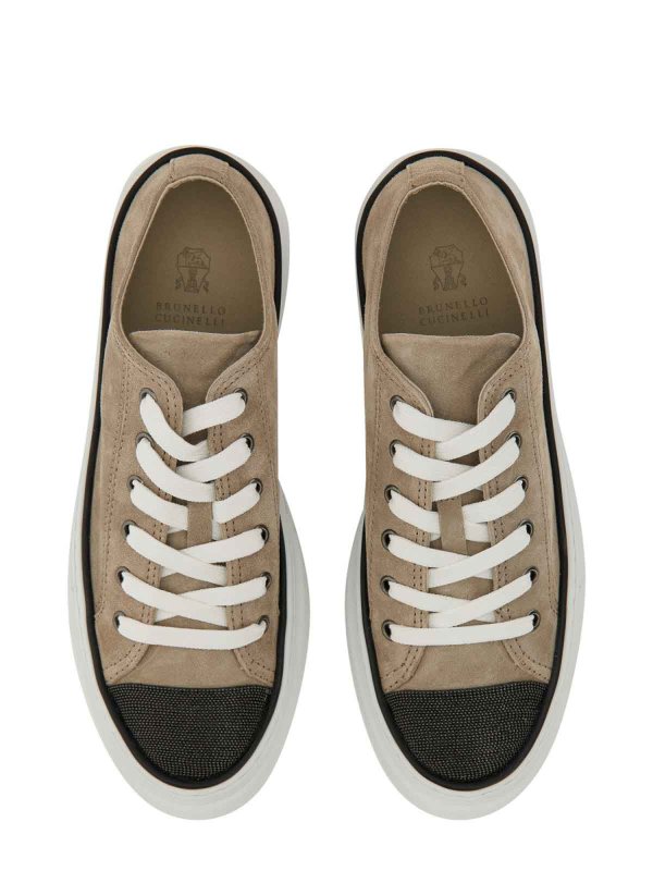 The Best Shops BRUNELLO CUCINELLI: trainers - Sneakers With Precious Toe
