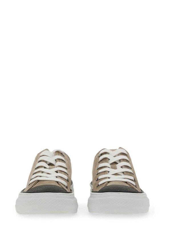 Sneakers With Precious Toe shop online: BRUNELLO CUCINELLI