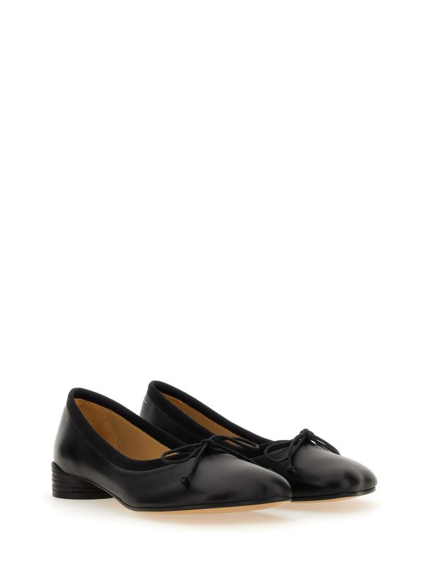 The Best Shops MM6 MAISON MARGIELA: Bailarinas - Bailarinas - Negro
