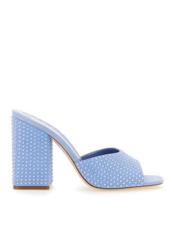 Paris Texas: Zapatos chinelas - Chinelas - Azul Claro