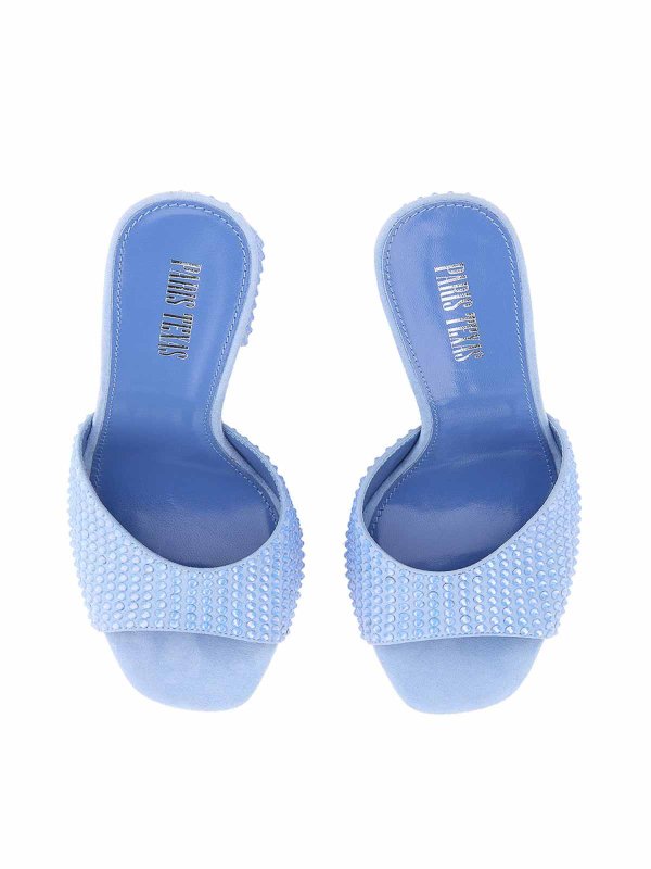 Paris Texas: Zapatos chinelas online - Chinelas - Azul Claro