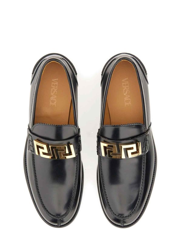 VERSACE: Mocassins & Chaussures bateau online - Mocassins - Noir