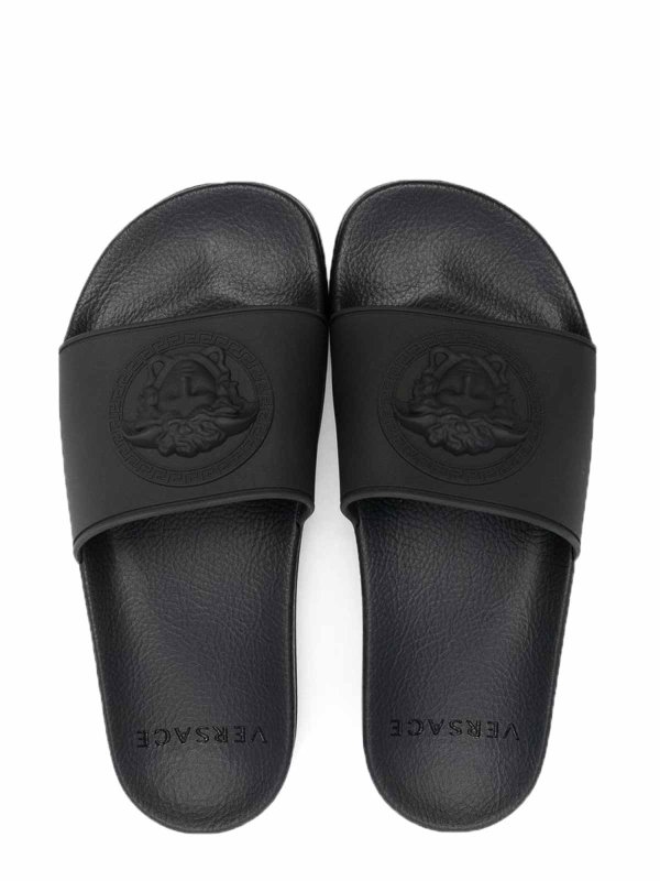 The Best Shops VERSACE: Tongs - Tongs - Noir
