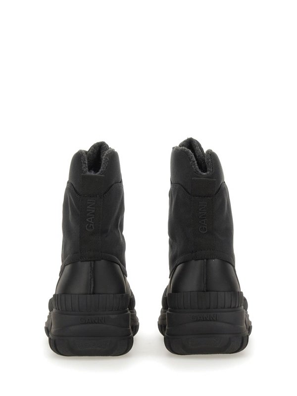 The Best Shops GANNI: boots - Outdoor Lace-Up Boot