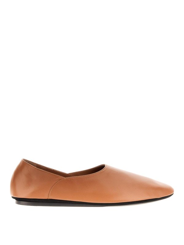 JIL SANDER: Bailarinas - Bailarinas - Marrón Claro