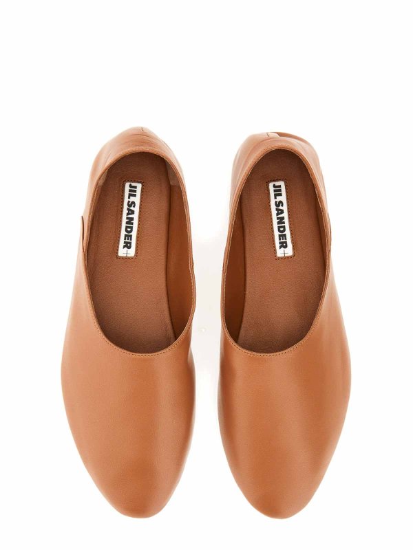 JIL SANDER: Bailarinas online - Bailarinas - Marrón Claro