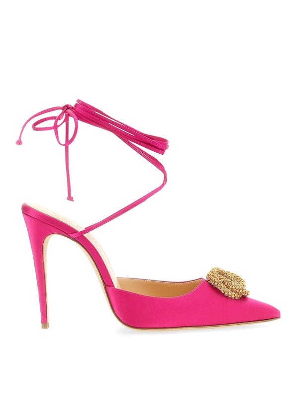 MAGDA BUTRYM: Pumps - Fuchsiafarbene Sandalen