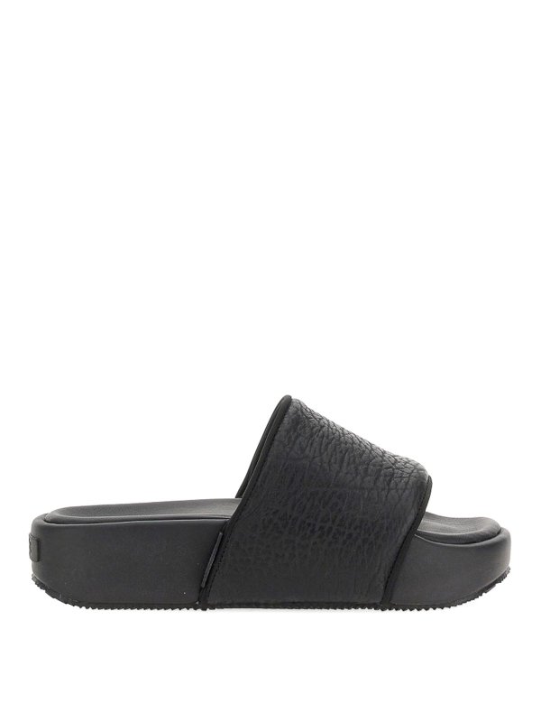 Y-3: Sandalias - Sandalias - Negro