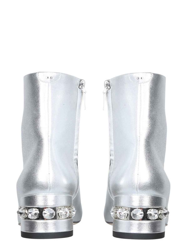 The Best Shops NICHOLAS KIRKWOOD: Bottes - Bottes - Argent