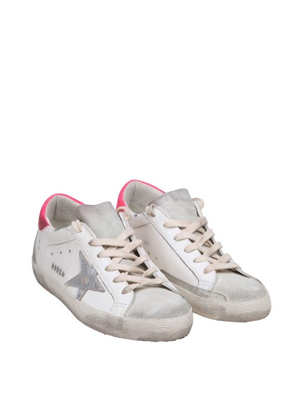 GOLDEN GOOSE: trainers online - Leather sneakers