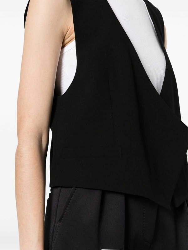 AMI PARIS buy online Open-front wool waistcoat