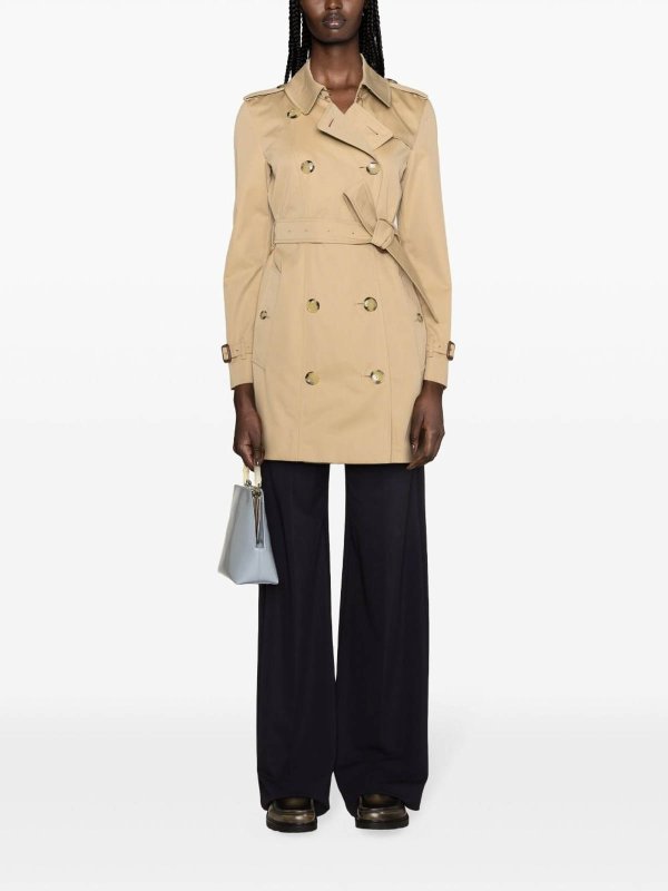 BURBERRY: trench coats online - Double-breasted trench coat