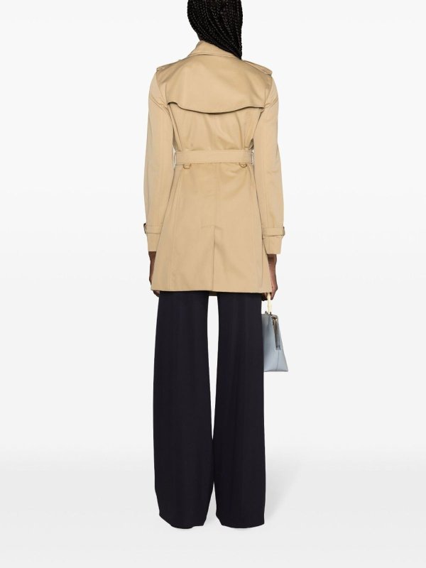 The Best Shops BURBERRY: trench coats - Double-breasted trench coat