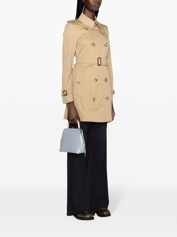 Double-breasted trench coat shop online: BURBERRY