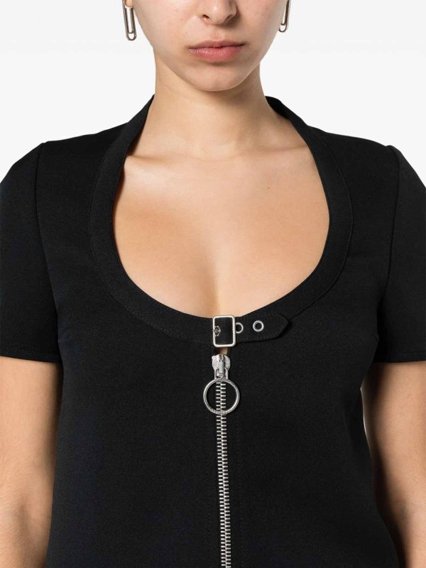 Courreges buy online Holistic buckle-detail mini dress
