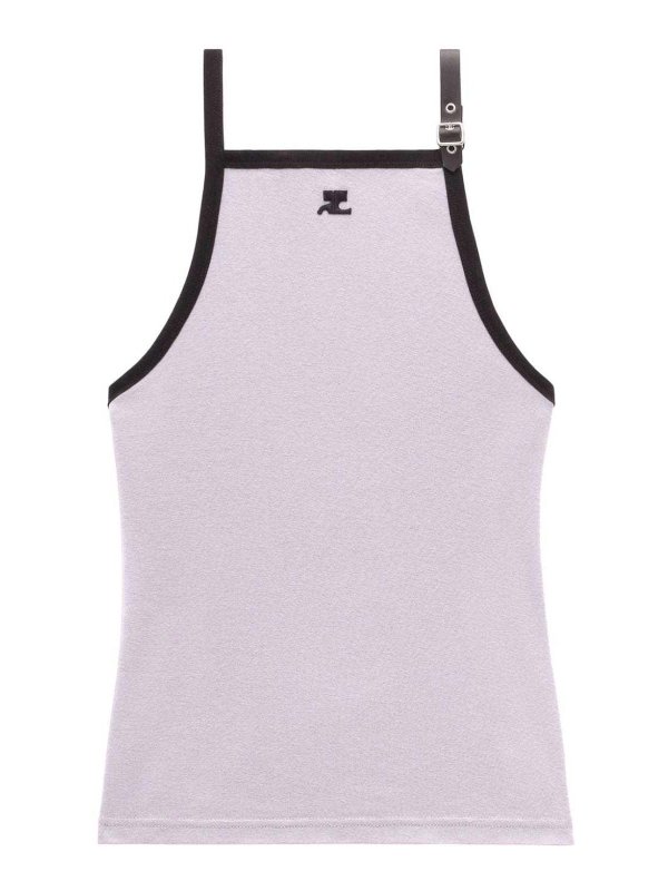 Courreges: Tops und Tank Tops - Top - Grau