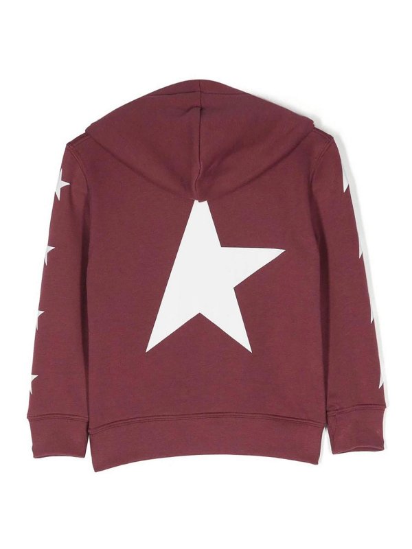 GOLDEN GOOSE: Sweatshirts & Sweaters online - Star-print cotton-blend hoodie
