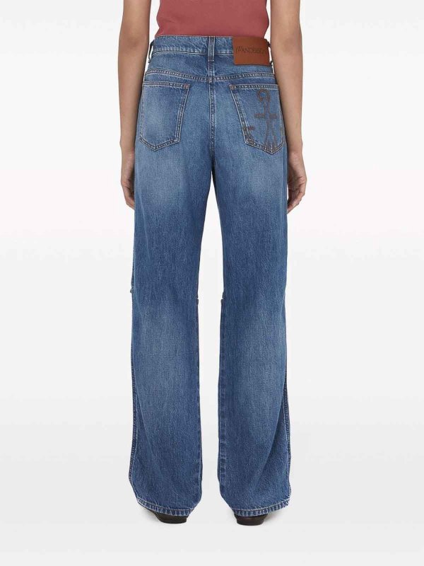 Bootcut Jeans - Dunkles Jeansblau shop online: J.W. ANDERSON