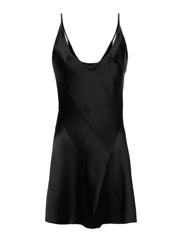 Maison Margiela: ショートドレス - ショートドレス - 黒