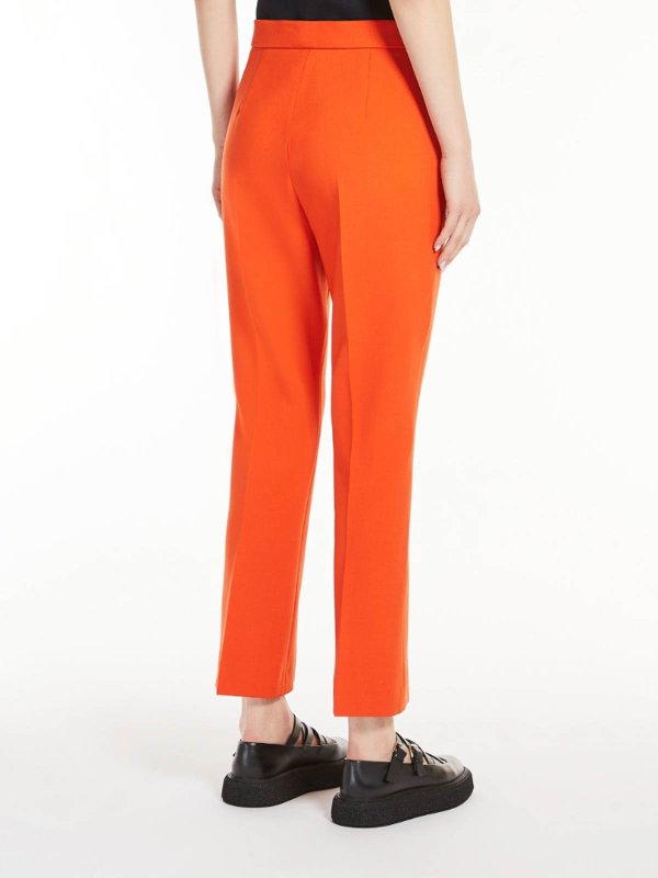 Nepeta ankle-length trousers in wool crepe shop online: Max Mara