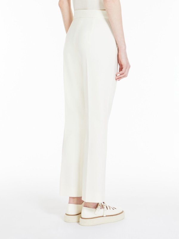 Nepeta ankle-length trousers in wool crepe shop online: Max Mara