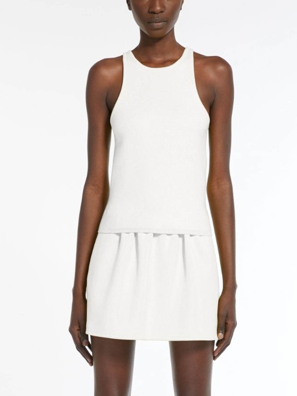 The Best Shops Max Mara: Tops und Tank Tops - Top - Weiß