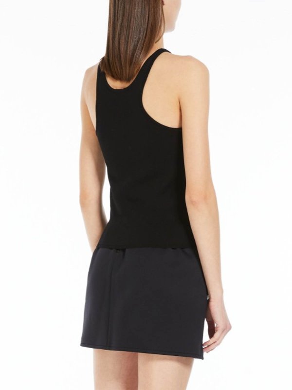 Alfeo halter top in vanis wool shop online: Max Mara