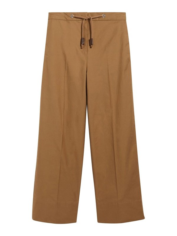Max Mara: casual trousers - Ottavo waterproof twill trousers