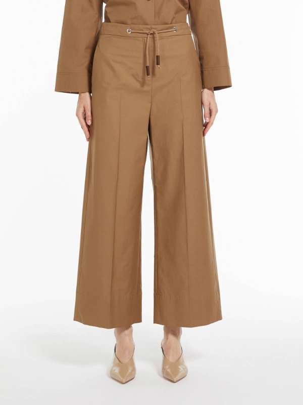 Ottavo waterproof twill trousers shop online: Max Mara