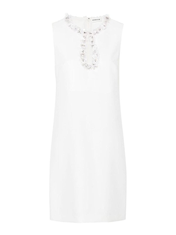 P.A.R.O.S.H.: knee length dresses - Sleeveless sequin-embellished dress