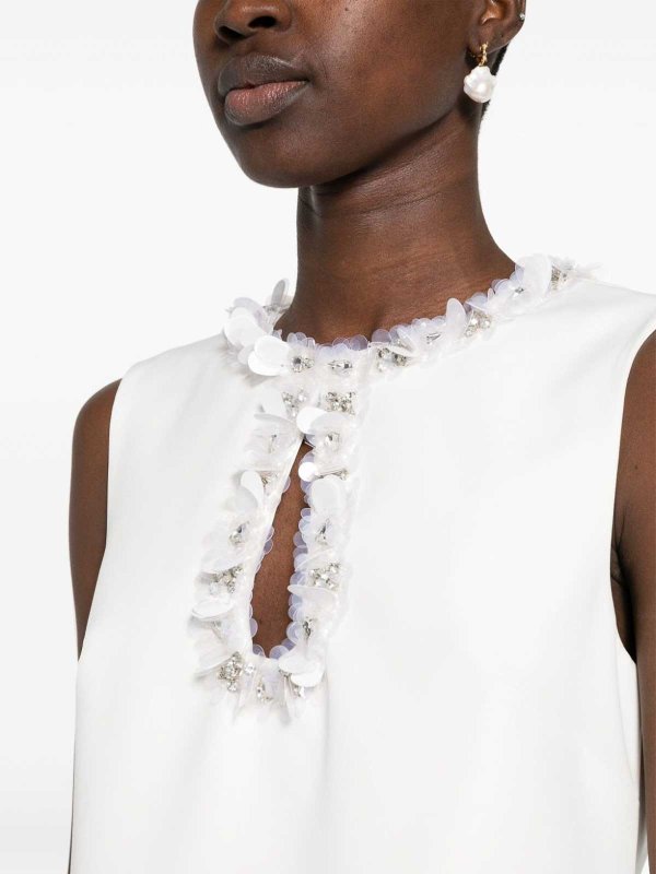 P.A.R.O.S.H. buy online Sleeveless sequin-embellished dress