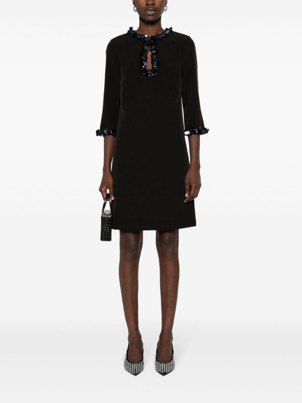 P.A.R.O.S.H.: Kurze Kleider online - Kurzes Kleid - Schwarz