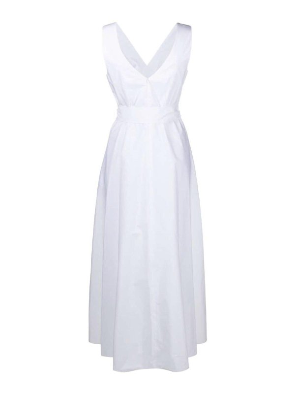 P.A.R.O.S.H.: maxi dresses online - V-neck flared maxi dress