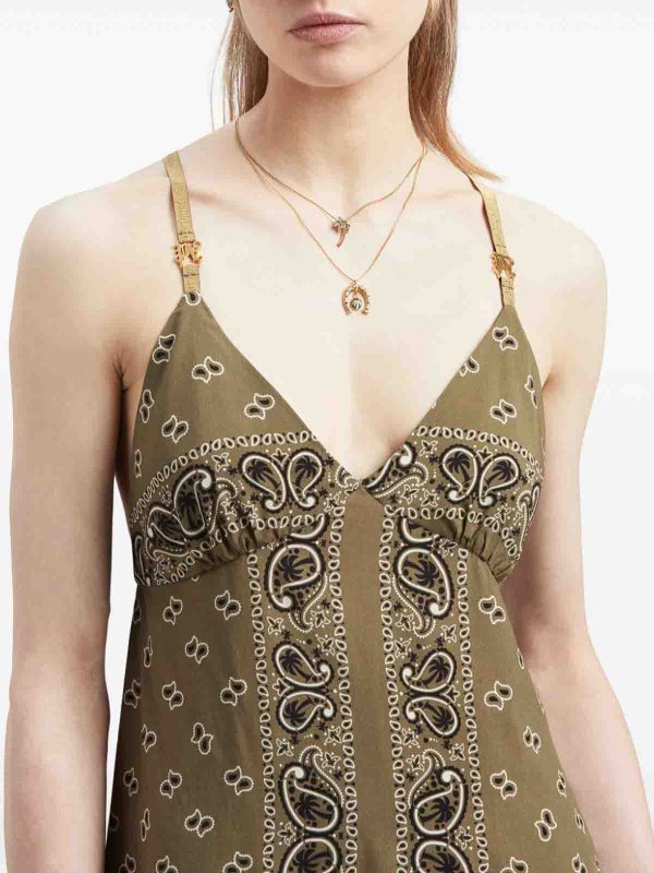 The Best Shops Palm Angels: Paisley-print slip dress