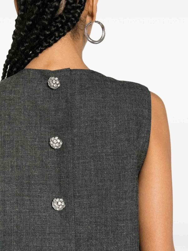 PRADA buy online Feather-detail mini dress