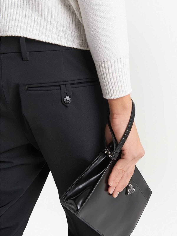 PRADA buy online Tailored skinny-cut trousers