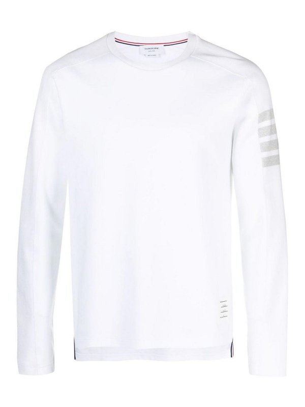 THOM BROWNE: T-shirts - T-Shirt - Weiß