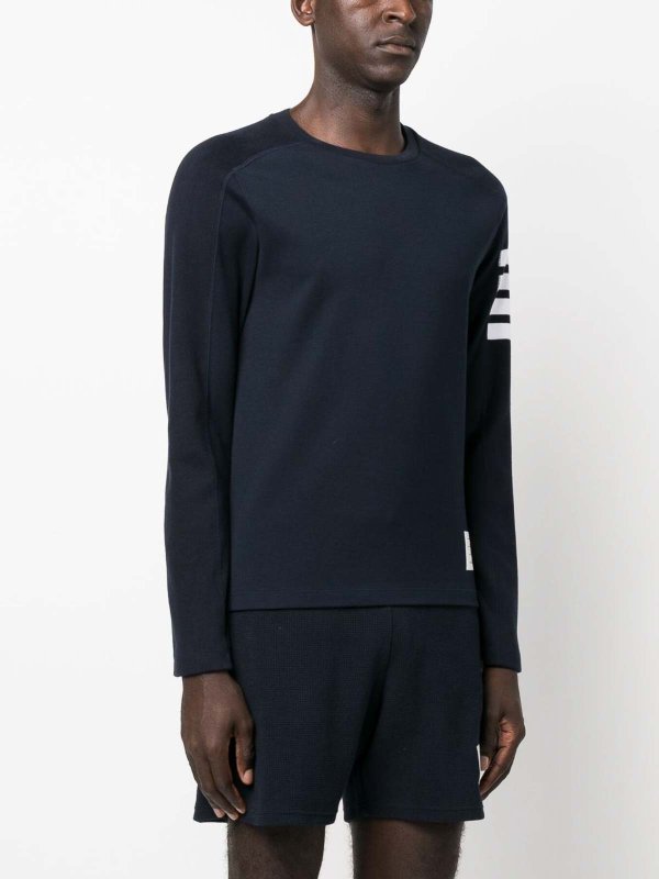 Sweat-Shirts - Bleu Foncé shop online: THOM BROWNE