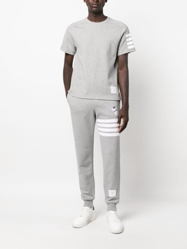 THOM BROWNE: Camisetas online - Camiseta - Gris