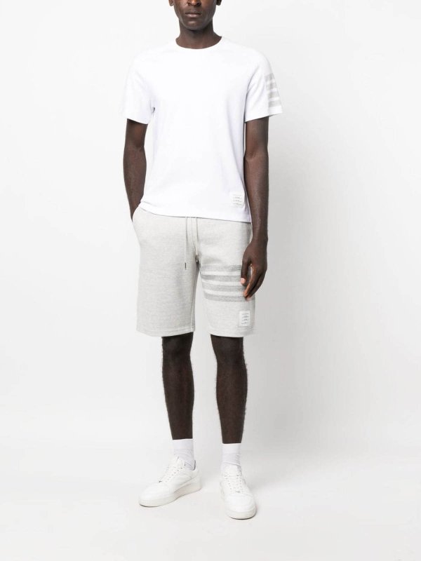 THOM BROWNE: t-shirt online - T-shirt a maniche corte 4 barre