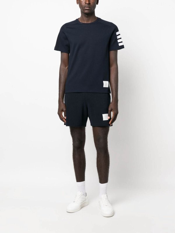 THOM BROWNE: T-shirts online - T-Shirt - Dunkelblau