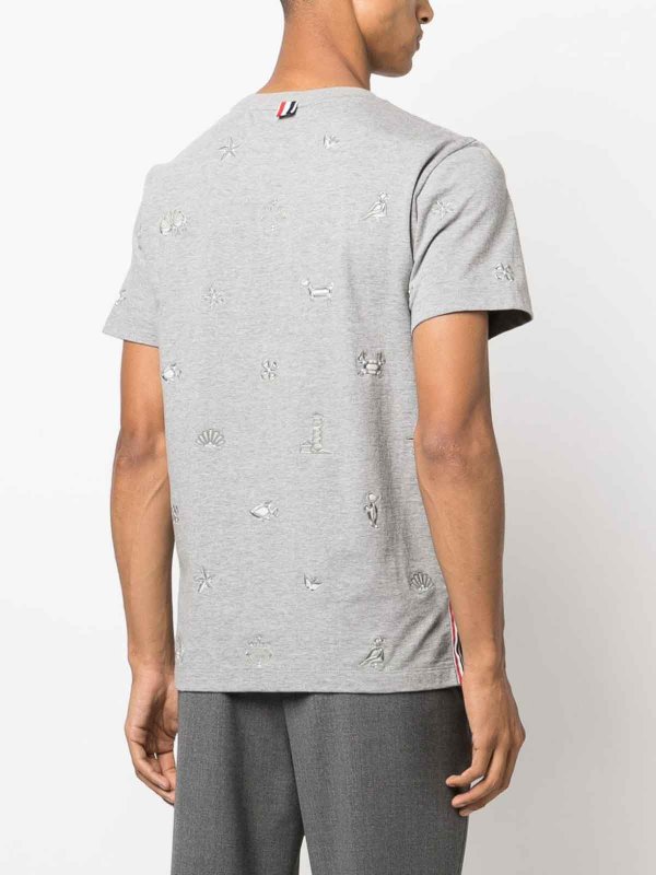 The Best Shops THOM BROWNE: Camisetas - Camiseta - Gris