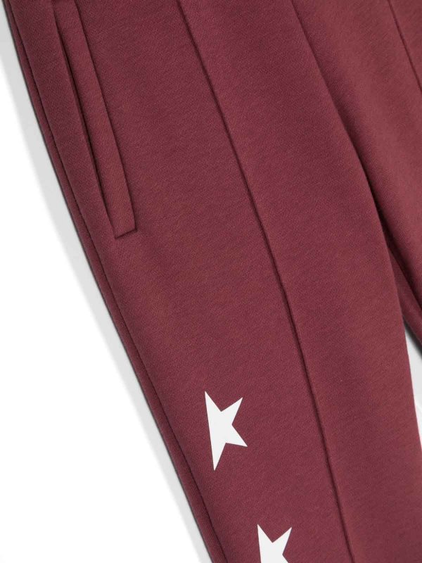 The Best Shops GOLDEN GOOSE: pantaloni sport - Pantaloni sportivi con stampa di stelle
